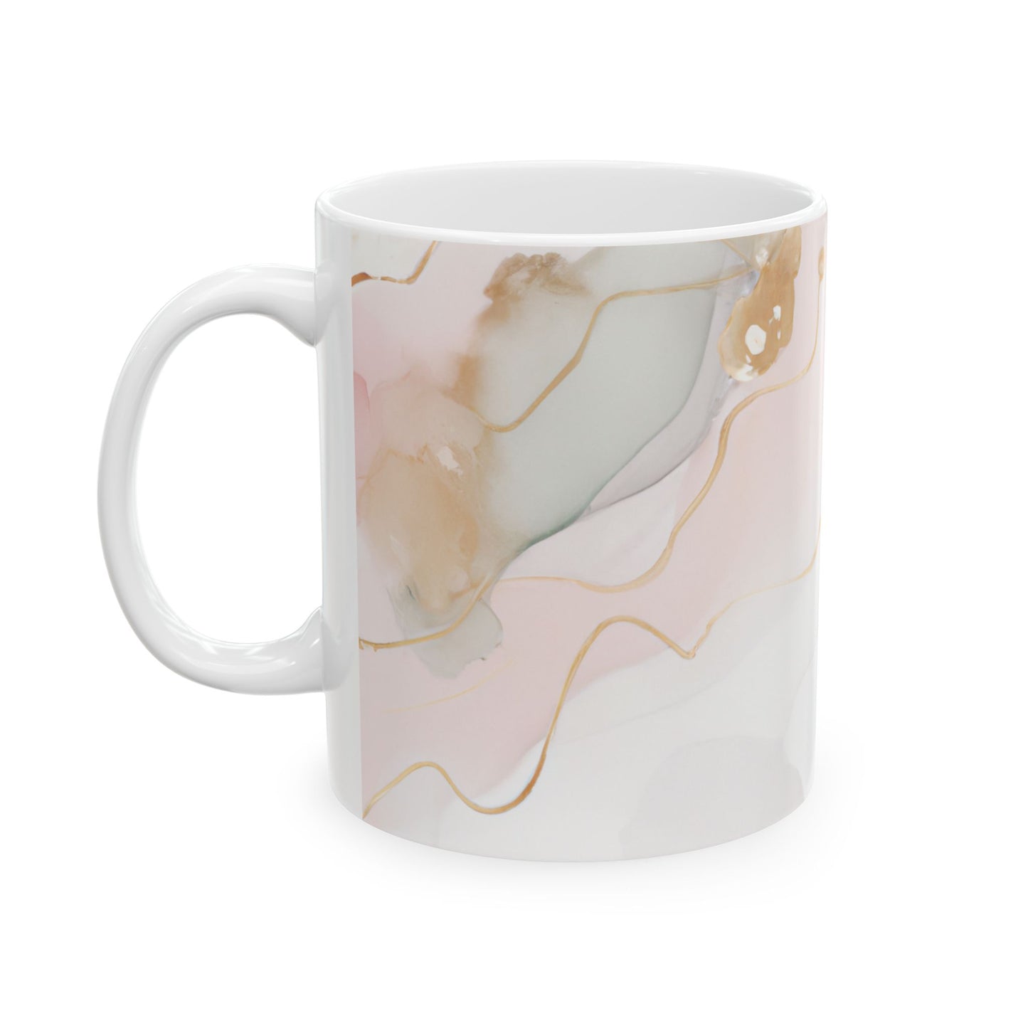 Mug - Sofi Lavrin 'Live & Shine in Art' Ceramic Mug (11oz, 15oz)