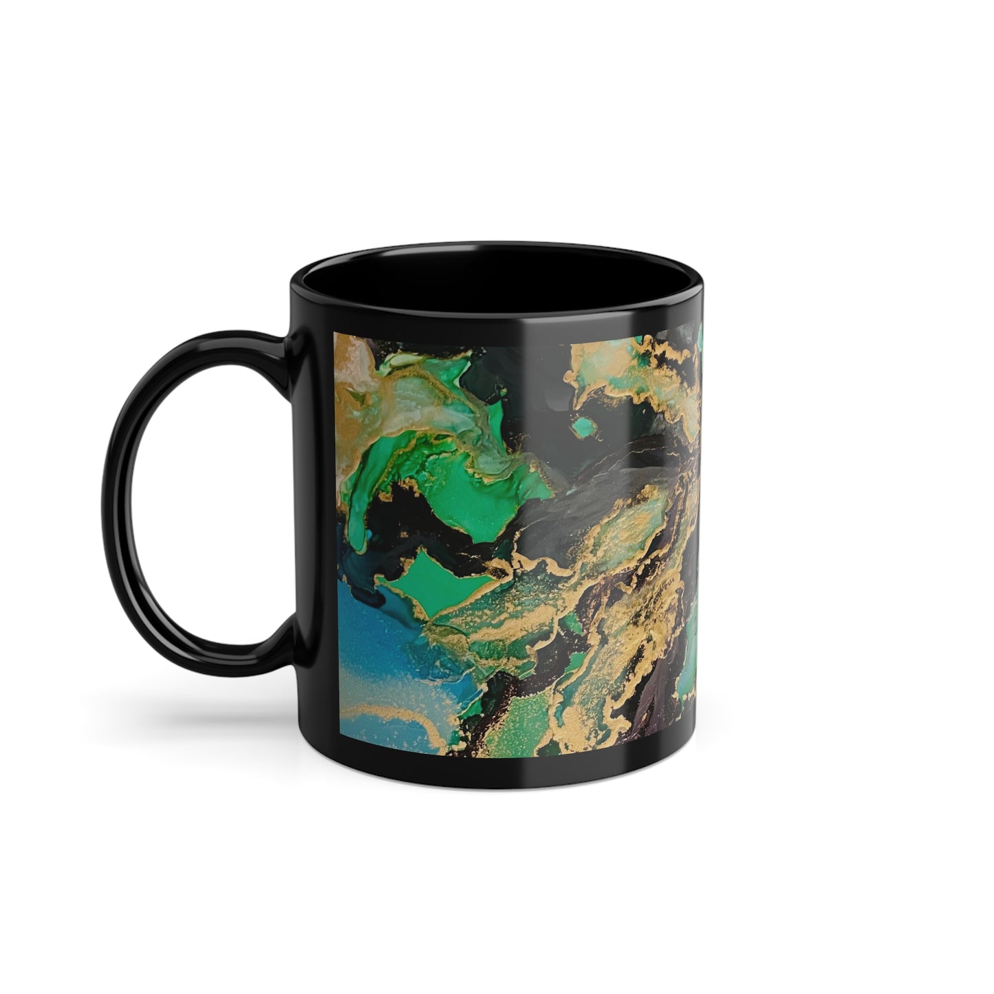 Black Coffee Cup, 11oz