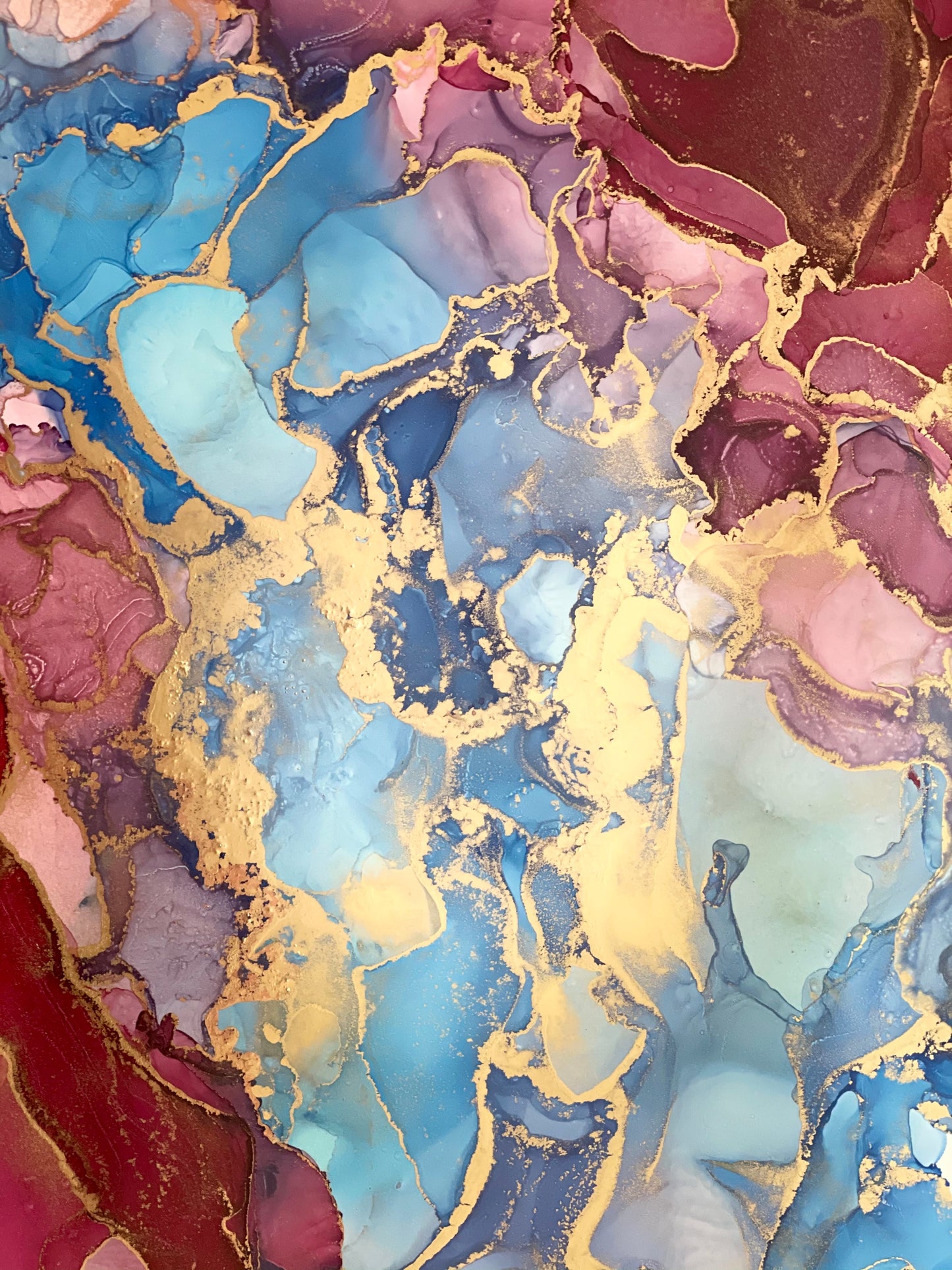 Ethereal Fragments, 2024. Handmade Origignal Art 22 x 32 cm (8.7 x 12.6 inches)