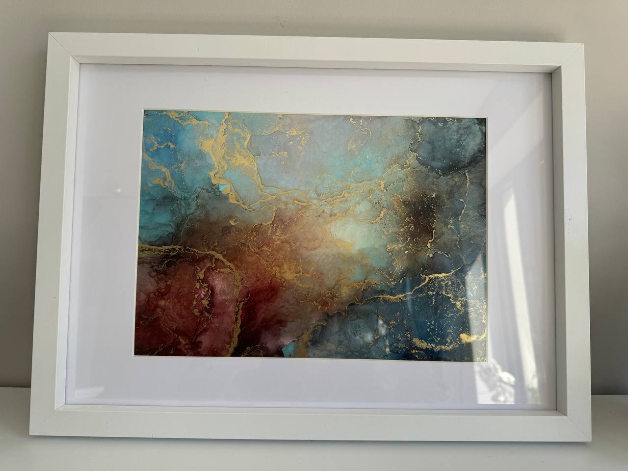 Galactic Passion, 2023. Handmade Original Ink art picture. 8.66 x 12.6 inches; 22 x 32 cm.