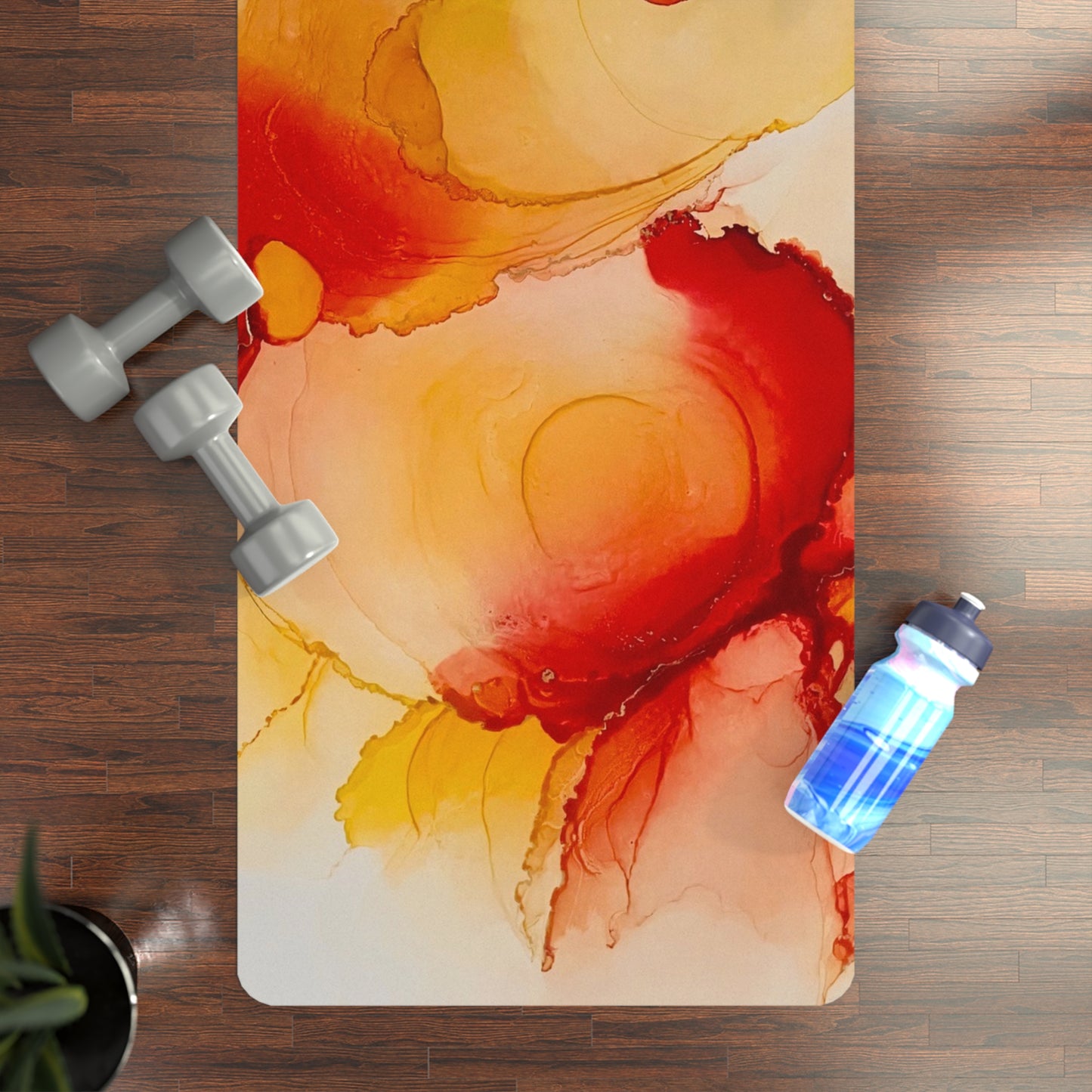 Yoga Mat with Original Ink Art by Sofi Lavrin