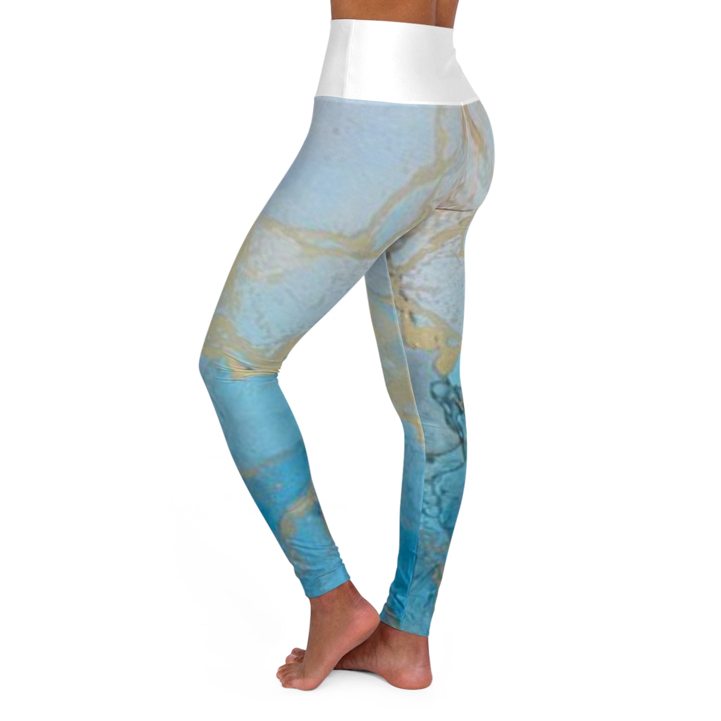 High Waisted Yoga Leggings (AOP)