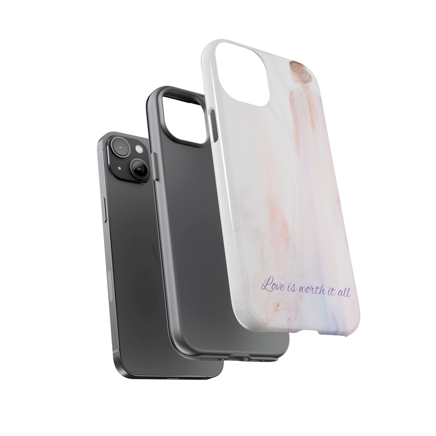 Phone Case Love is Worth It All Tough Case by Sofi Lavrin