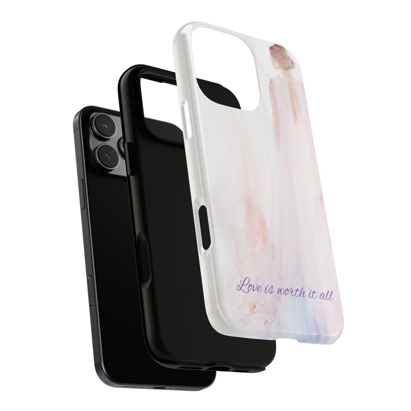 Phone Case Love is Worth It All Tough Case by Sofi Lavrin