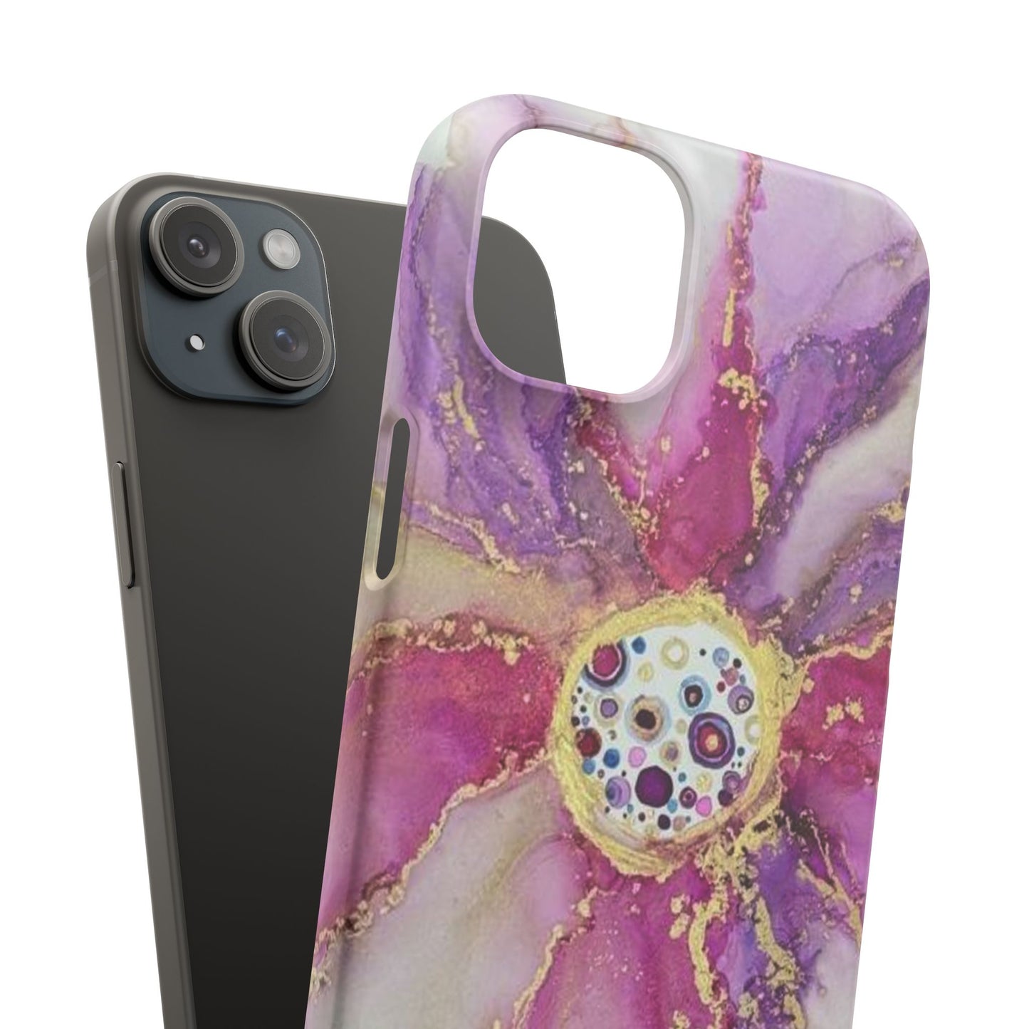 Snap Cases Phone Cover with Ink Art Print Design by Sofi Lavrin