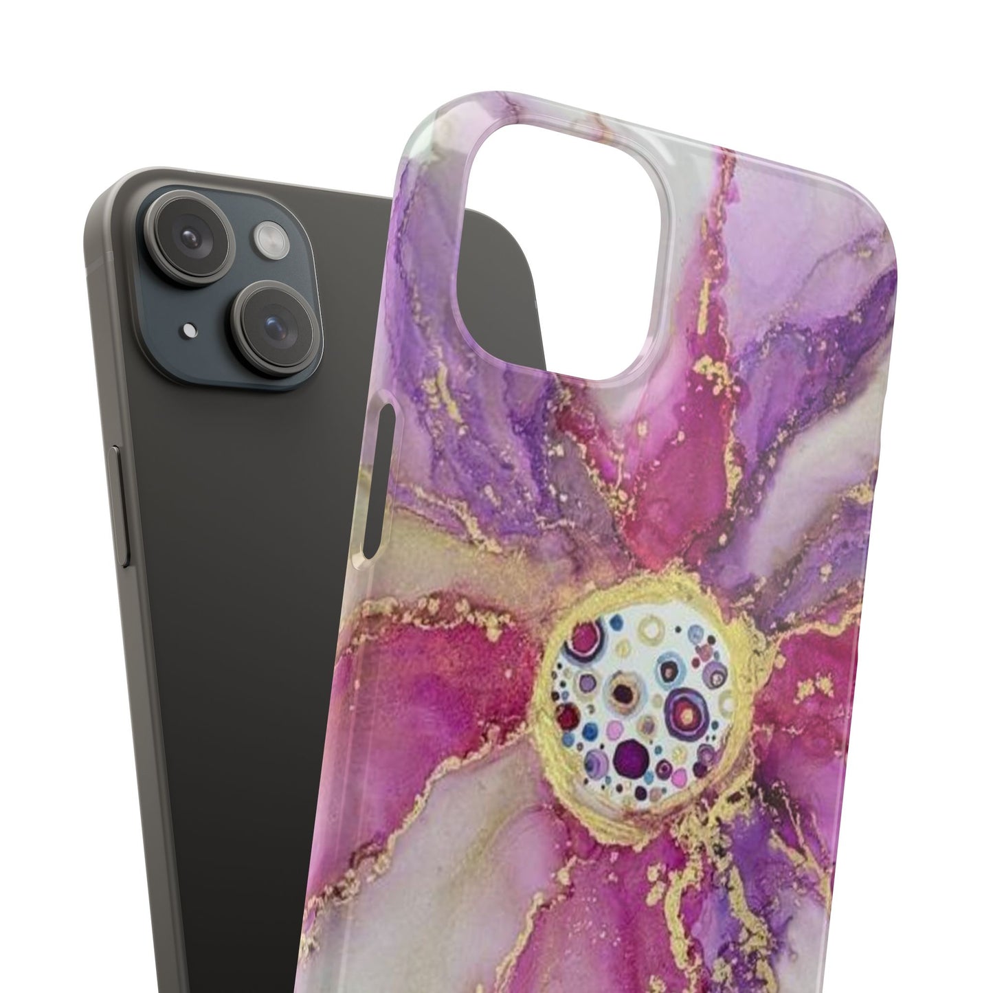 Snap Cases Phone Cover with Ink Art Print Design by Sofi Lavrin