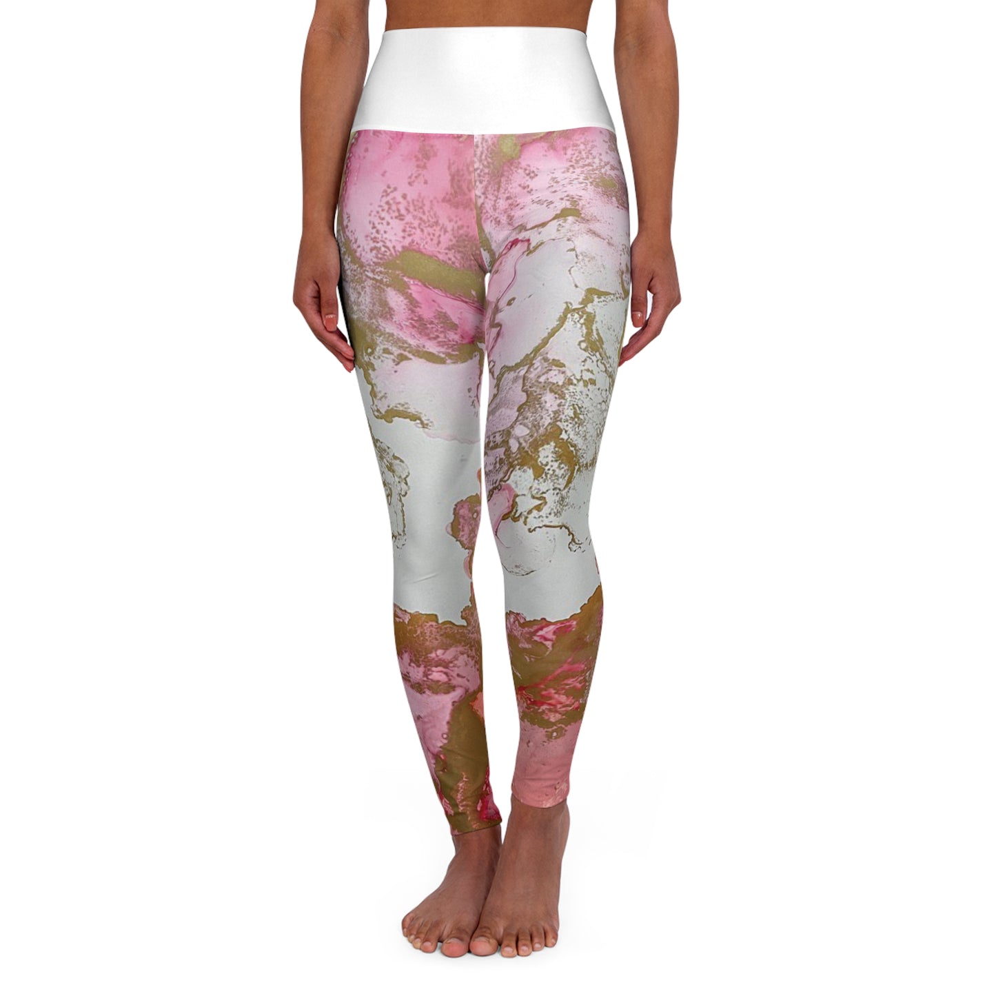 Yoga Leggings - Featuring Ink Art by Sofi Lavrin