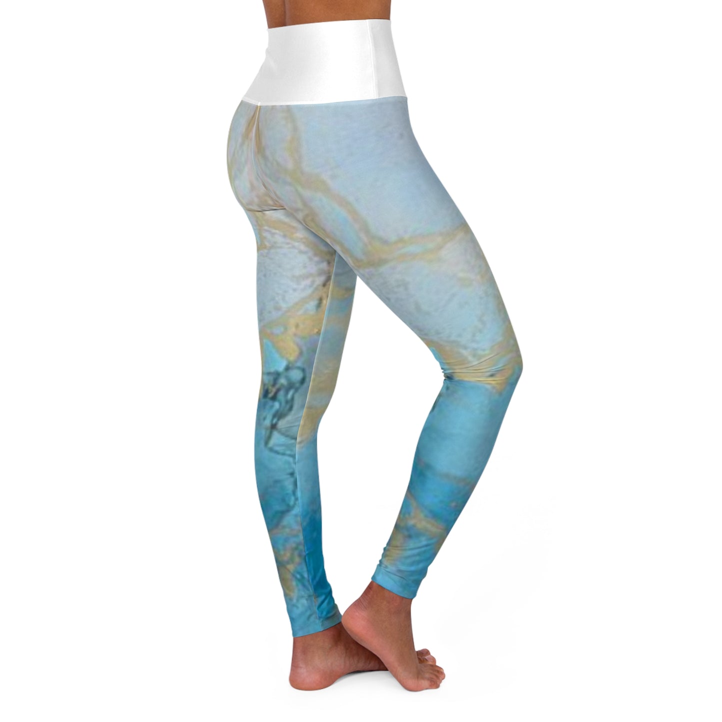 High Waisted Yoga Leggings (AOP)