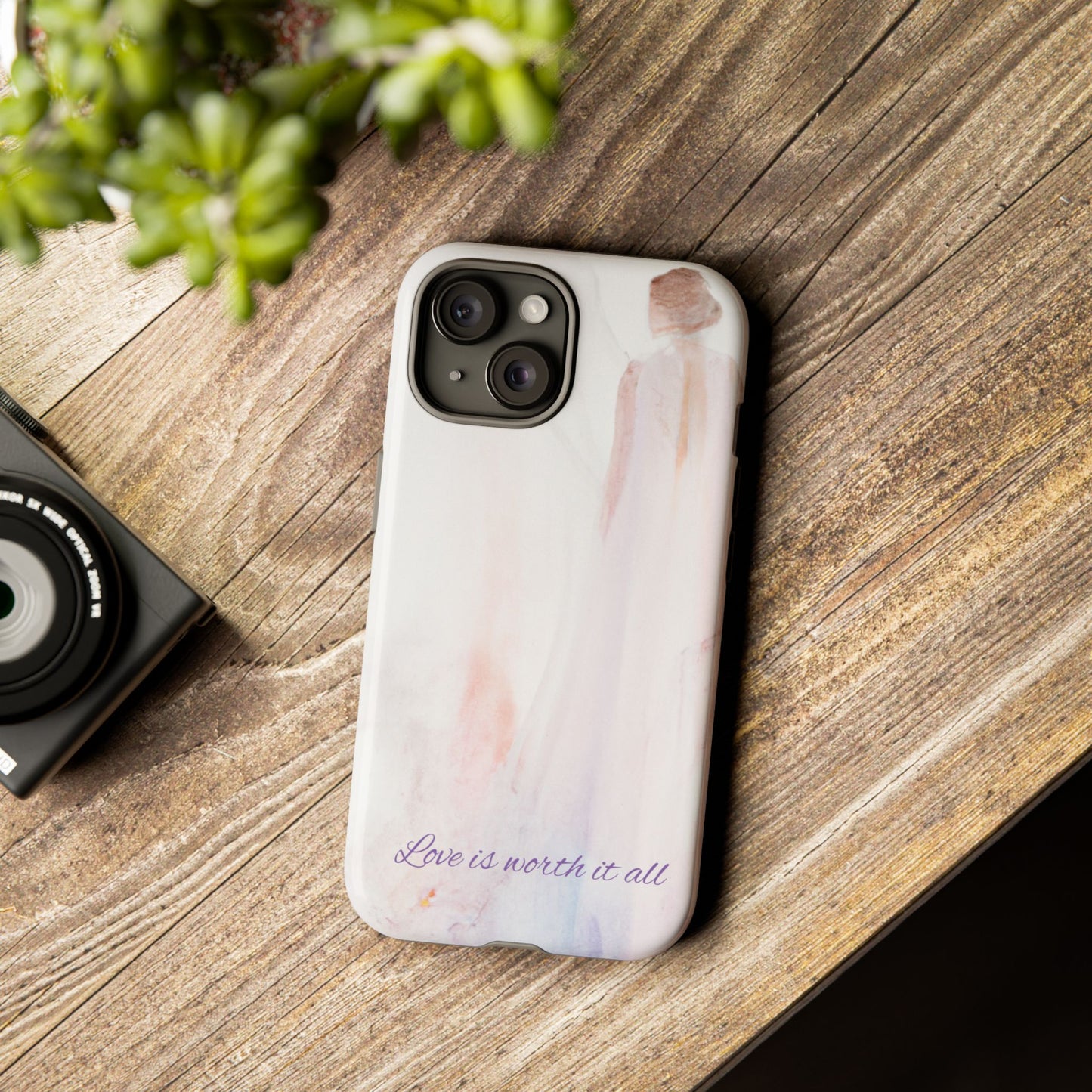 Phone Case Love is Worth It All Tough Case by Sofi Lavrin