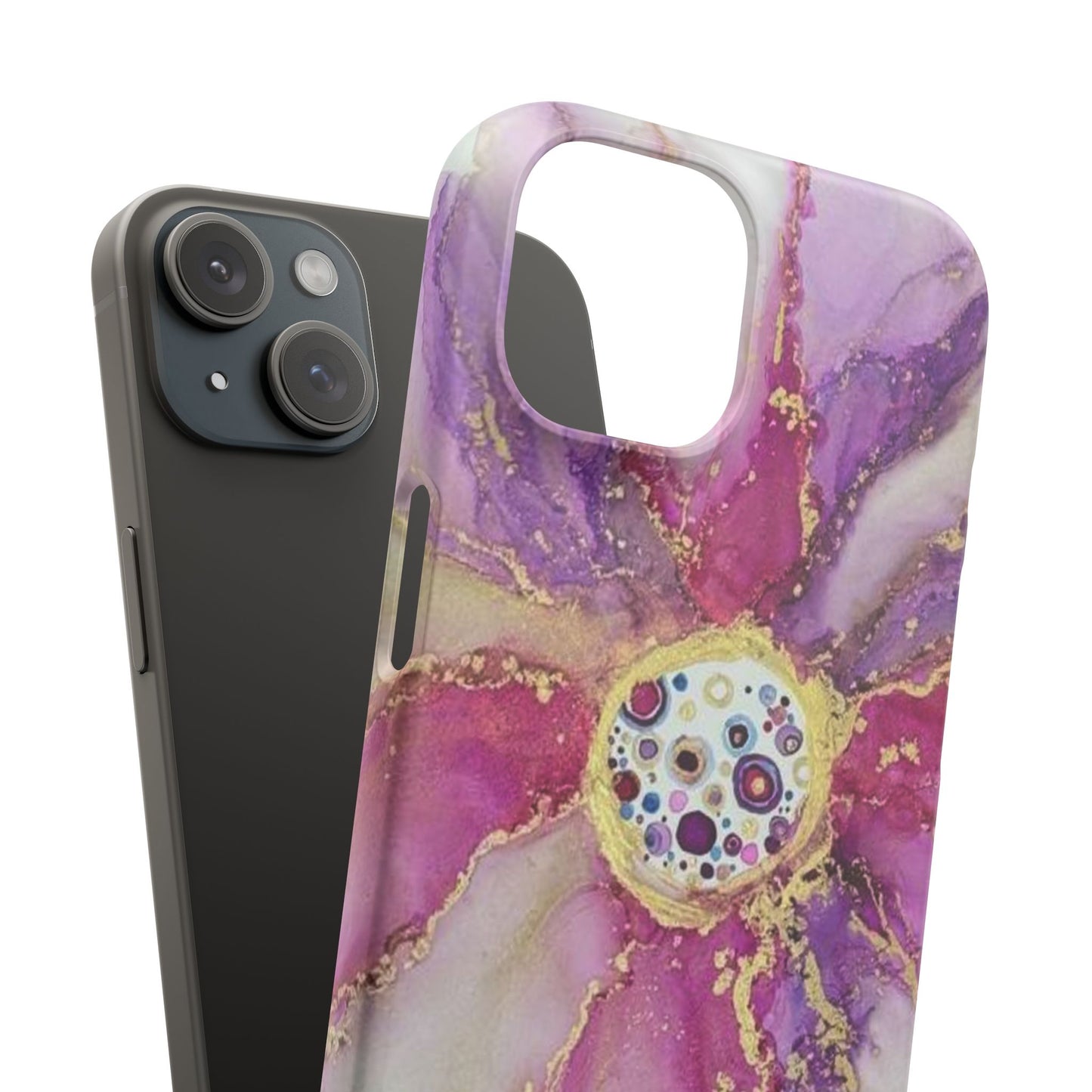 Snap Cases Phone Cover with Ink Art Print Design by Sofi Lavrin