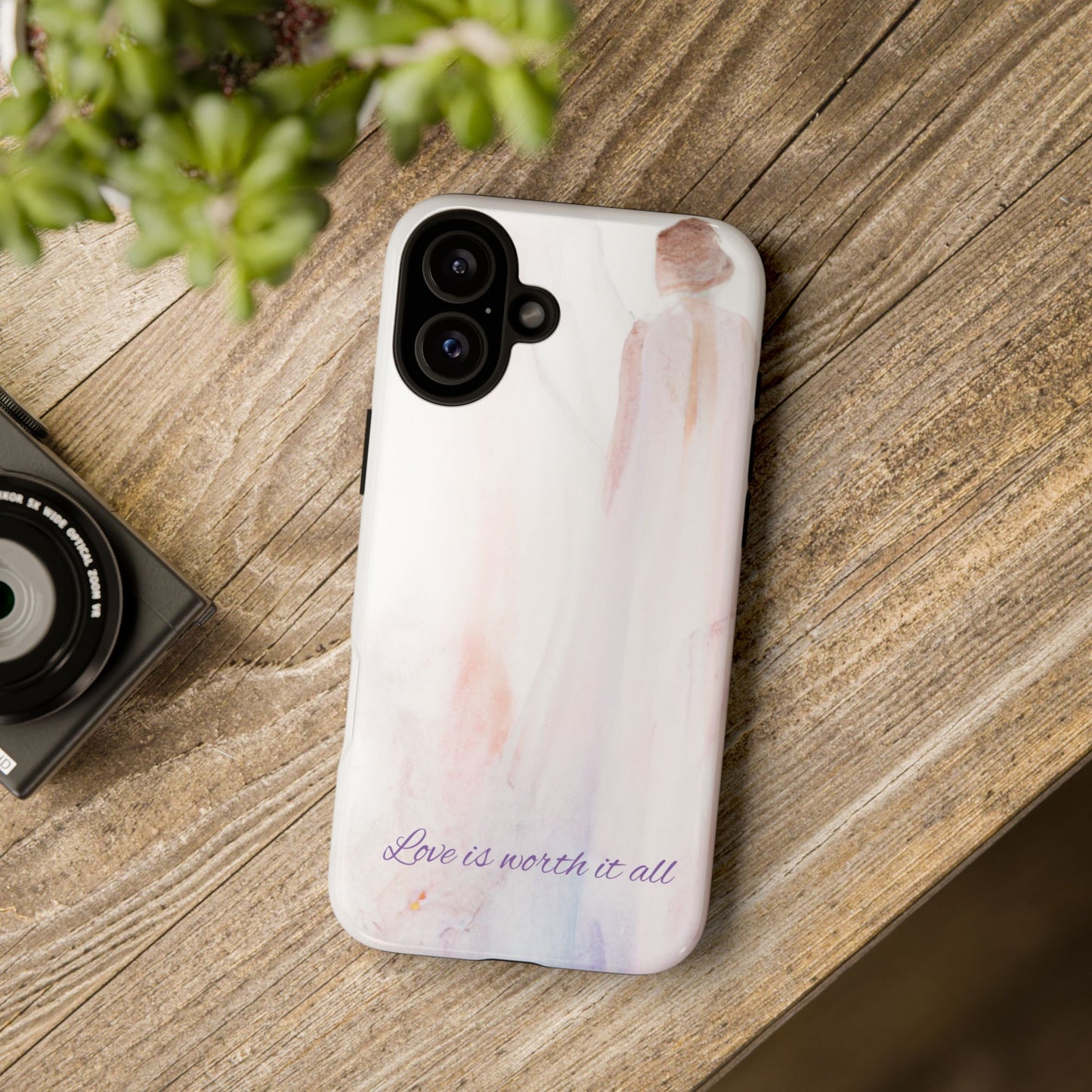 Phone Case Love is Worth It All Tough Case by Sofi Lavrin