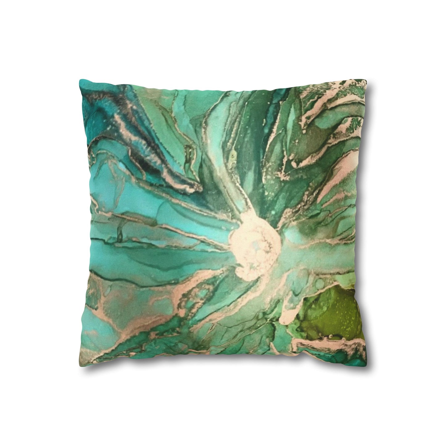 Spun Polyester Square Pillowcase