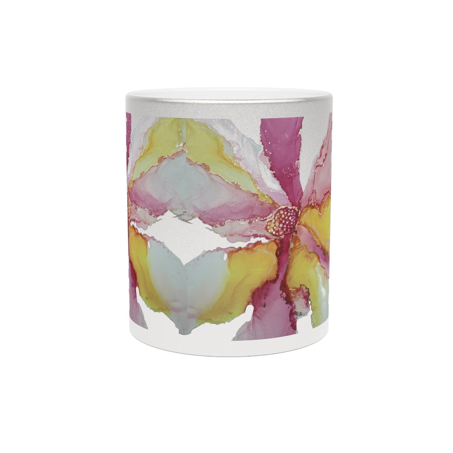 Metallic and Golden Finish Mug - Live & Shine in Art by Sofi Lavrin | Mindfulness Inspirational Coffee Cup