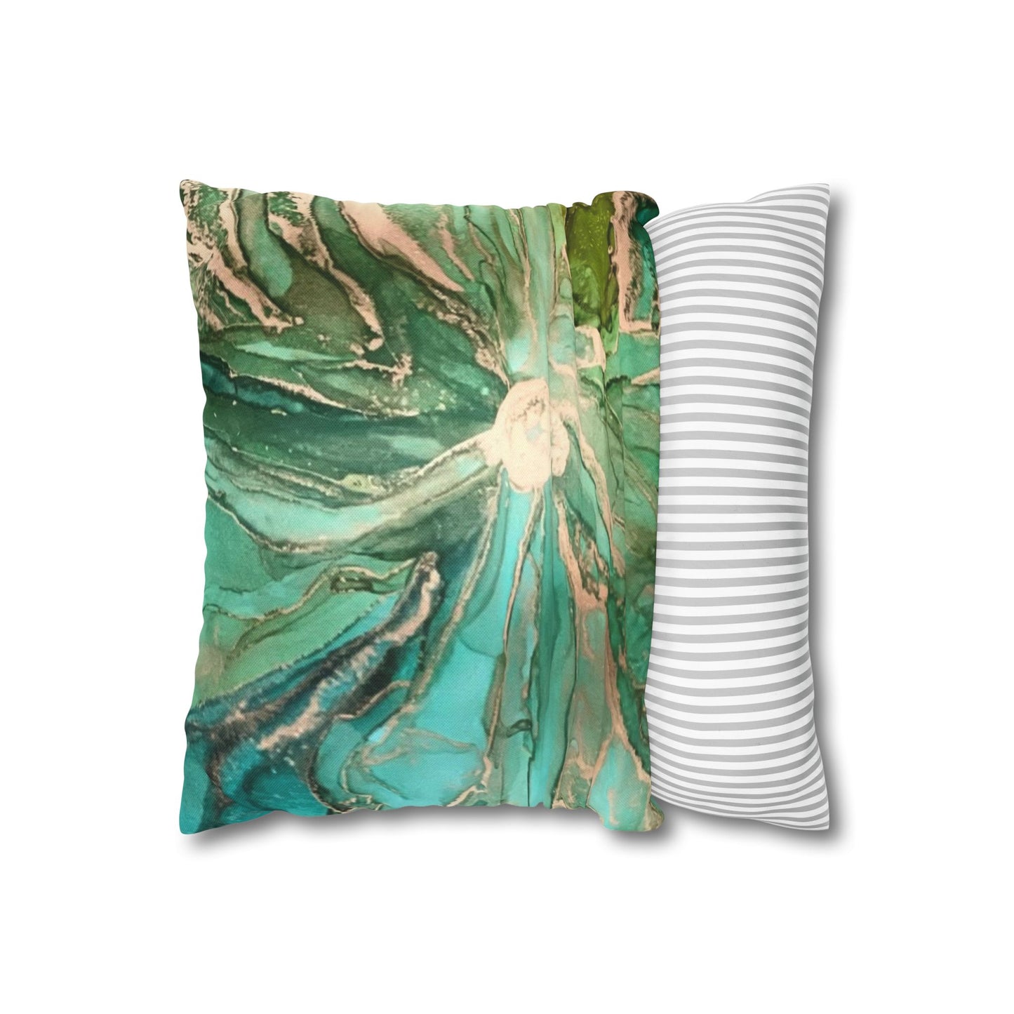 Spun Polyester Square Pillowcase