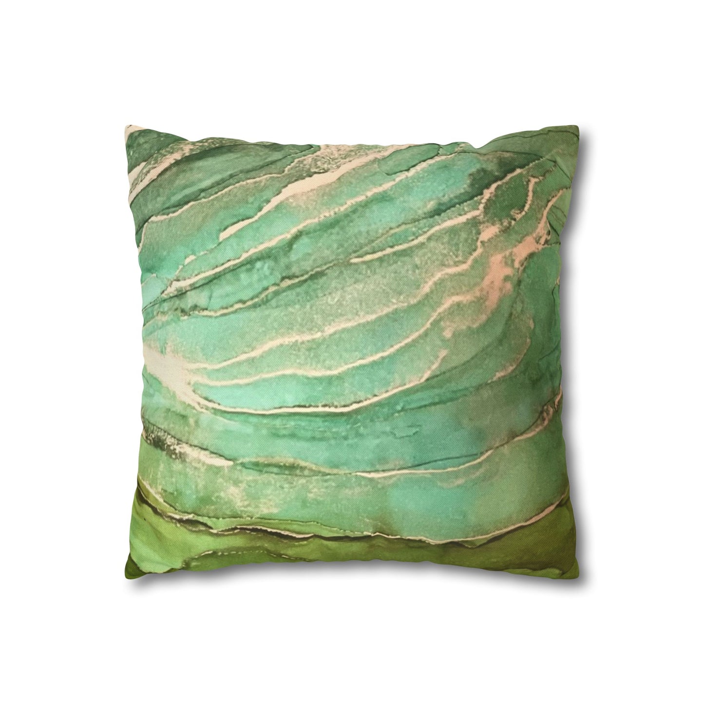 Spun Polyester Square Pillowcase