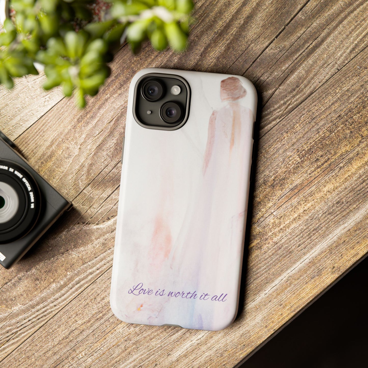 Phone Case Love is Worth It All Tough Case by Sofi Lavrin