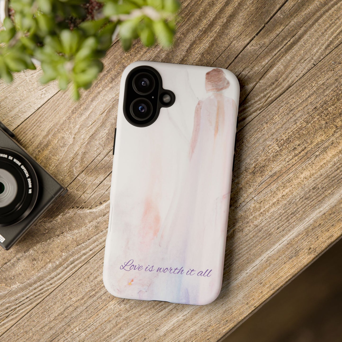 Phone Case Love is Worth It All Tough Case by Sofi Lavrin