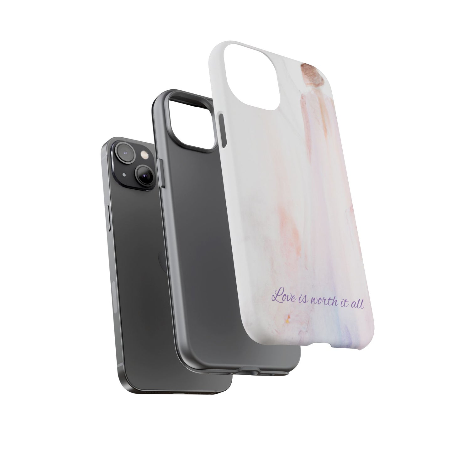 Phone Case Love is Worth It All Tough Case by Sofi Lavrin