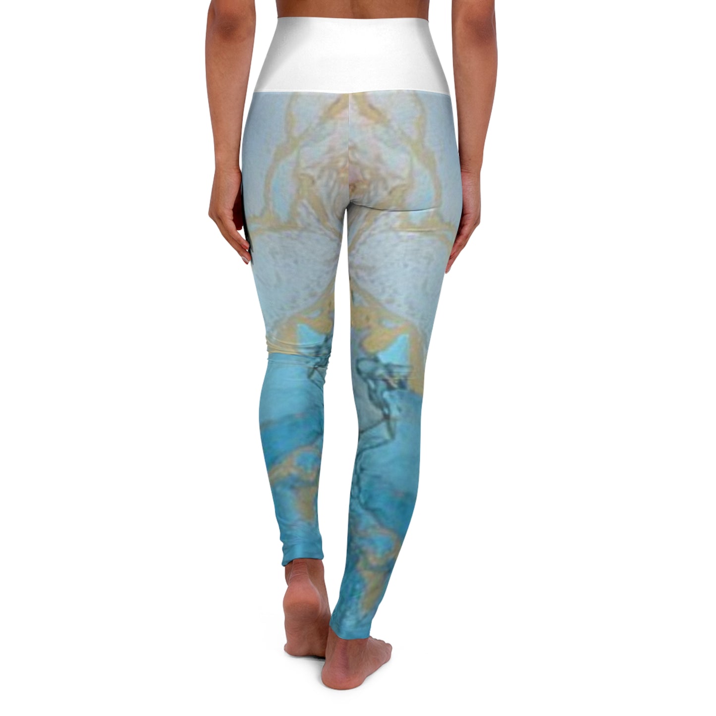 High Waisted Yoga Leggings (AOP)